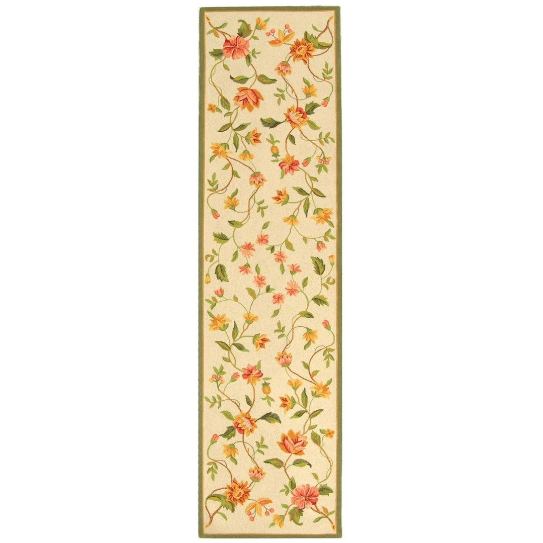 SAFAVIEH Chelsea Collection HK263A Hand-hooked Ivory Rug Image 1