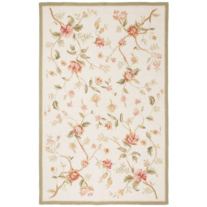 SAFAVIEH Chelsea Collection HK263A Hand-hooked Ivory Rug Image 1