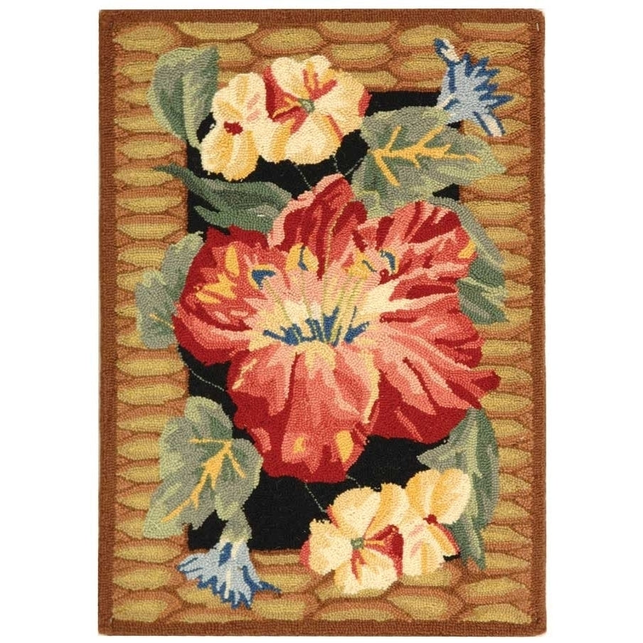 SAFAVIEH Chelsea Collection HK310A Hand-hooked Ivory Rug Image 2