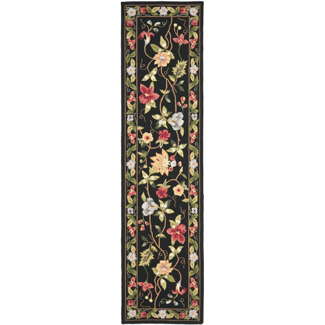 SAFAVIEH Chelsea Collection HK311A Hand-hooked Black Rug Image 6