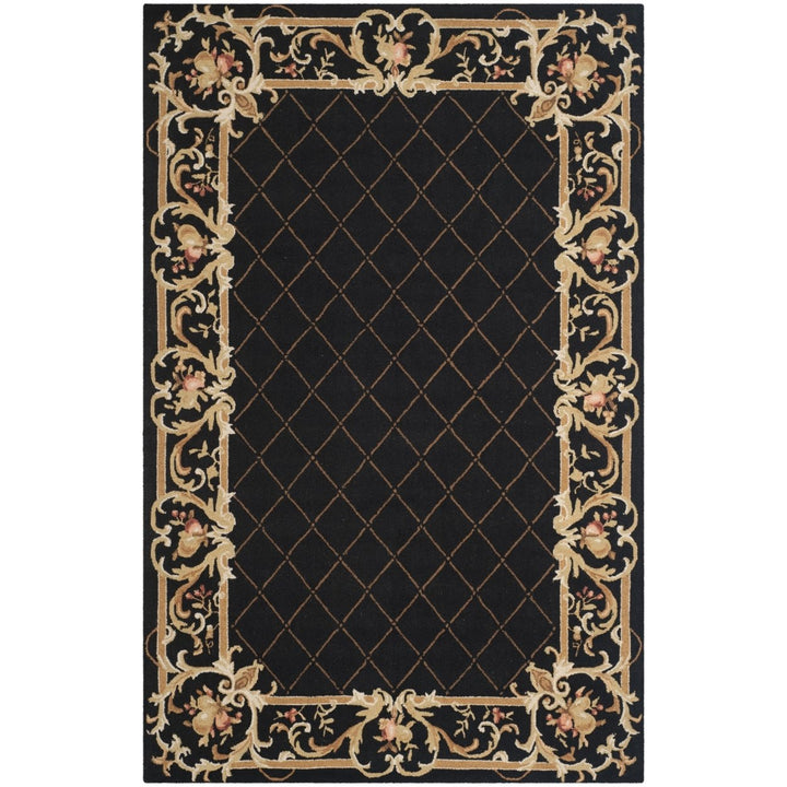 SAFAVIEH Chelsea Collection HK331B Hand-hooked Brown Rug Image 1