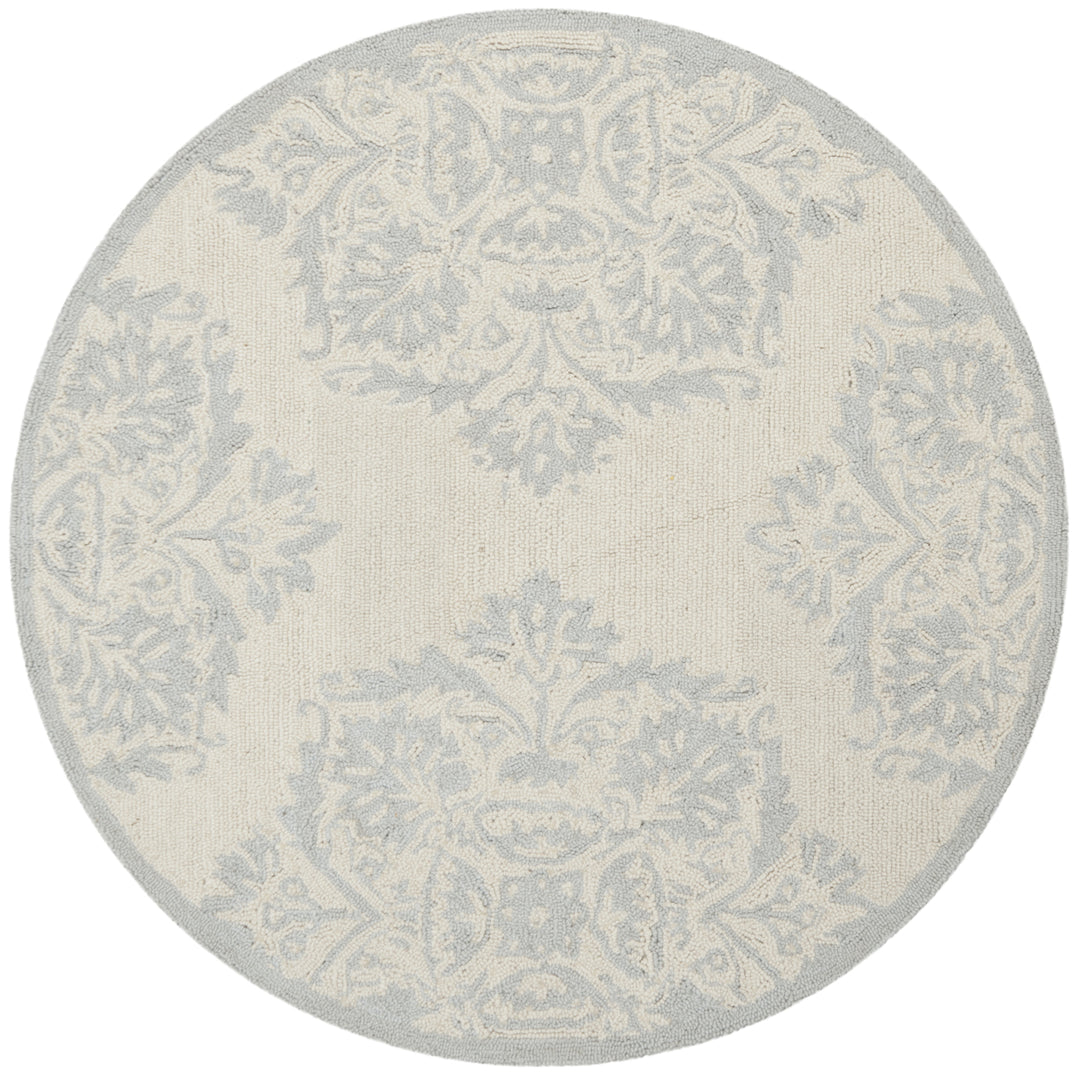 SAFAVIEH Chelsea HK359A Hand-hooked Ivory / Blue Rug Image 3