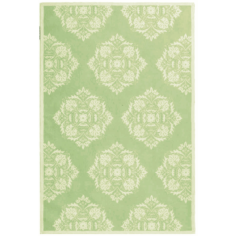 SAFAVIEH Chelsea HK359B Hand-hooked Green / Beige Rug Image 6