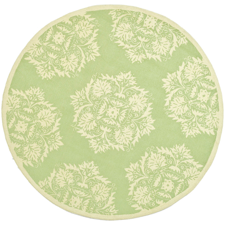 SAFAVIEH Chelsea HK359B Hand-hooked Green / Beige Rug Image 5