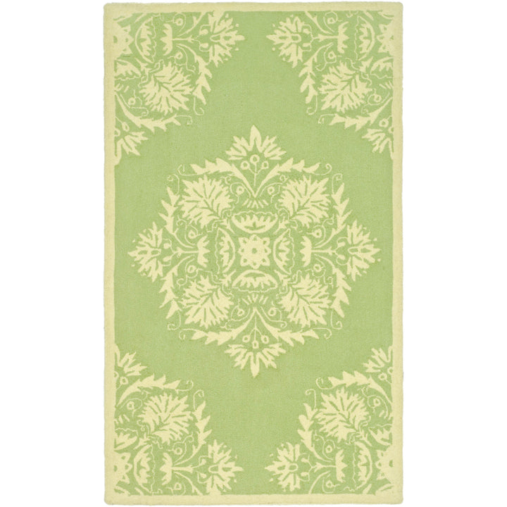 SAFAVIEH Chelsea HK359B Hand-hooked Green / Beige Rug Image 4