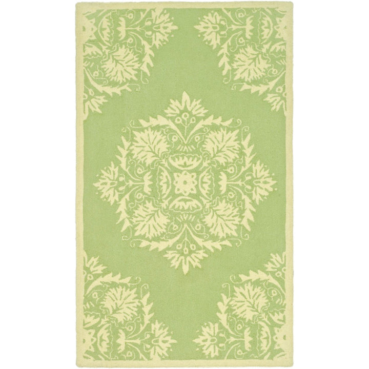 SAFAVIEH Chelsea HK359B Hand-hooked Green / Beige Rug Image 1