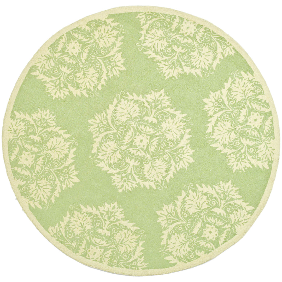 SAFAVIEH Chelsea HK359B Hand-hooked Green / Beige Rug Image 7