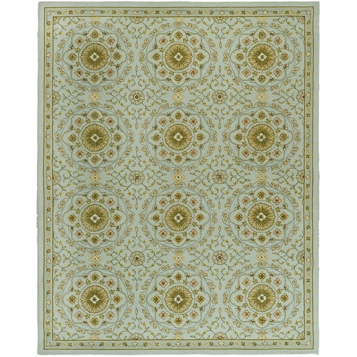 SAFAVIEH Chelsea HK378A Hand-hooked Teal / Green Rug Image 1