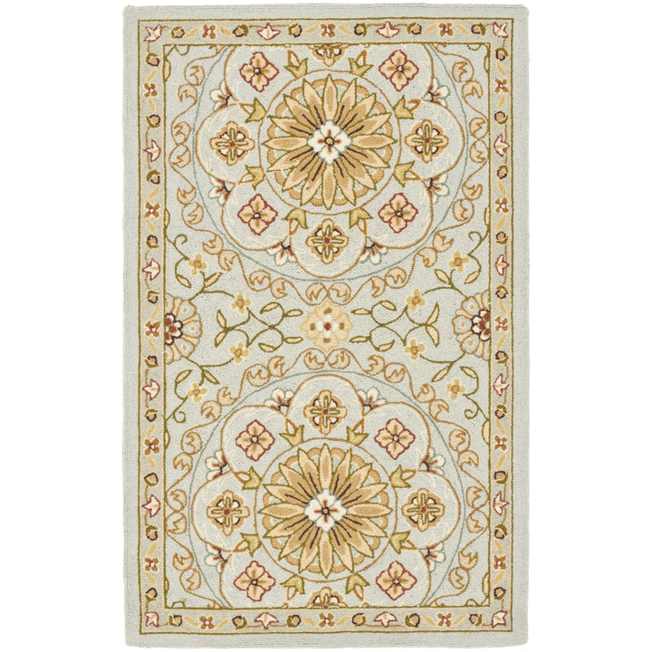 SAFAVIEH Chelsea HK378A Hand-hooked Teal / Green Rug Image 5