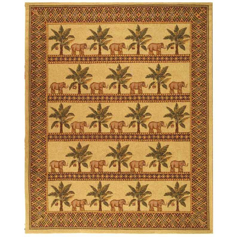 SAFAVIEH Chelsea Collection HK44A Hand-hooked Ivory Rug Image 1