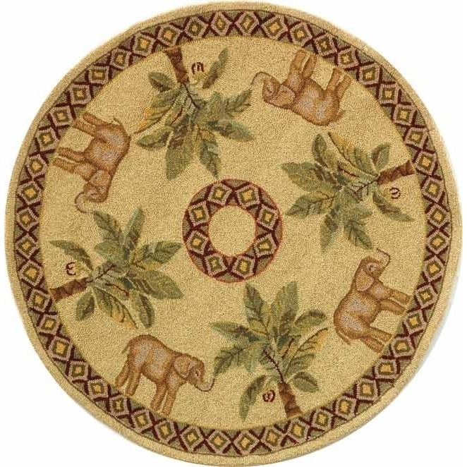 SAFAVIEH Chelsea Collection HK44A Hand-hooked Ivory Rug Image 3