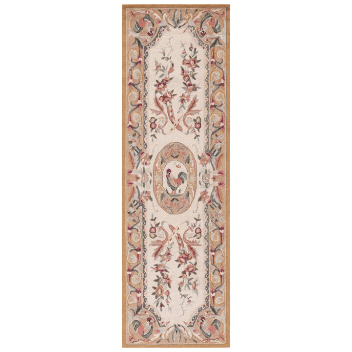 SAFAVIEH Chelsea Collection HK48T Hand-hooked Taupe Rug Image 3