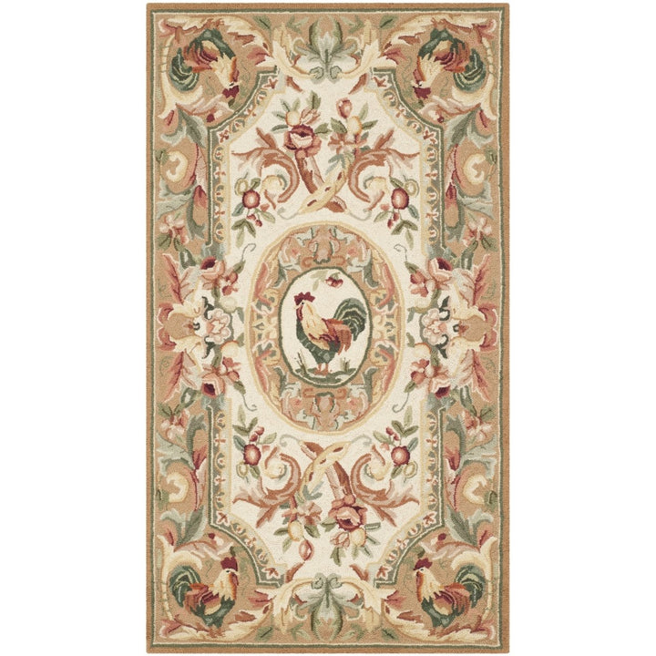 SAFAVIEH Chelsea Collection HK48T Hand-hooked Taupe Rug Image 5