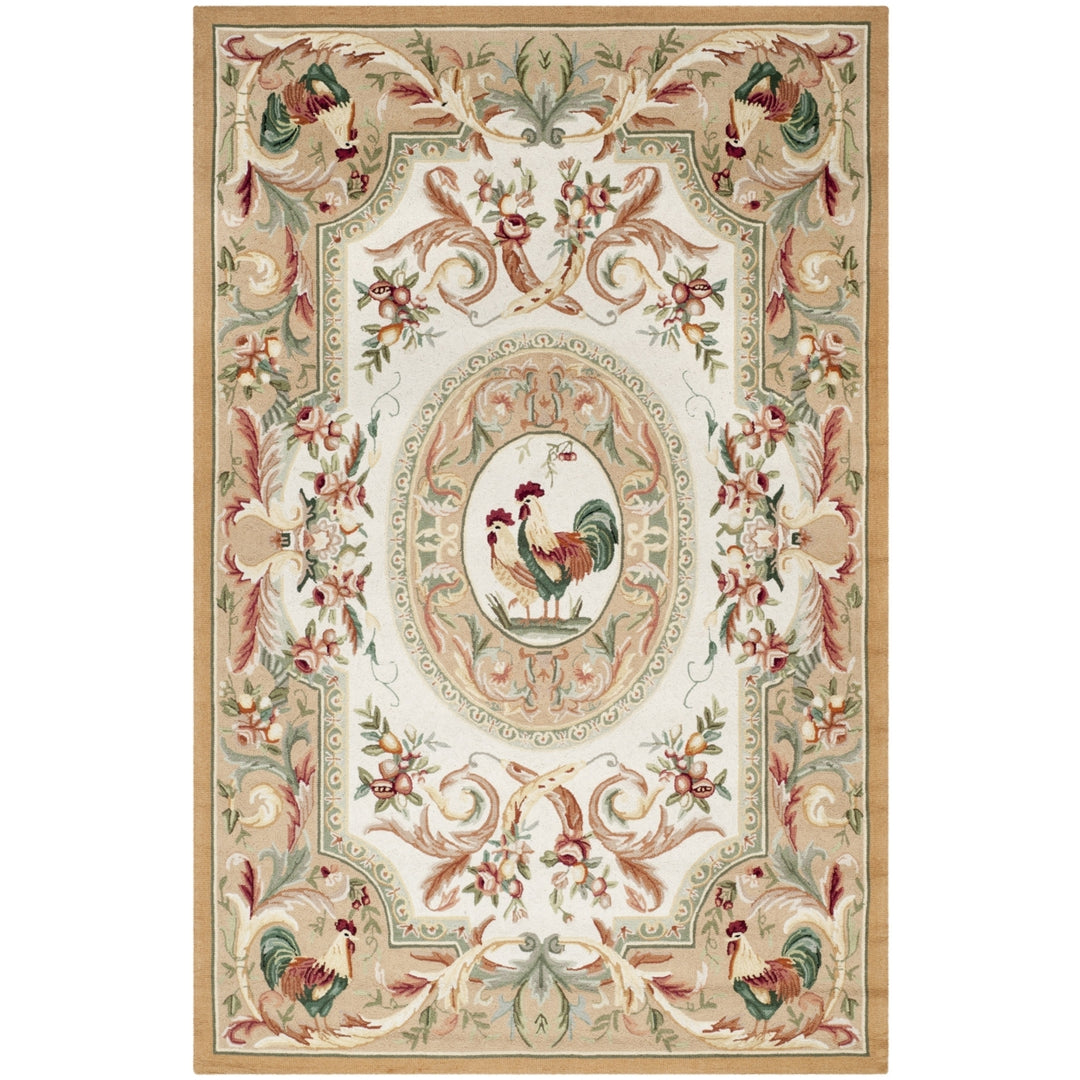 SAFAVIEH Chelsea Collection HK48T Hand-hooked Taupe Rug Image 11