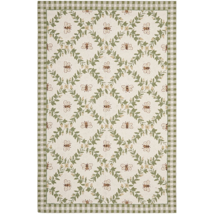 SAFAVIEH HK55A Chelsea Ivory / Green Image 7