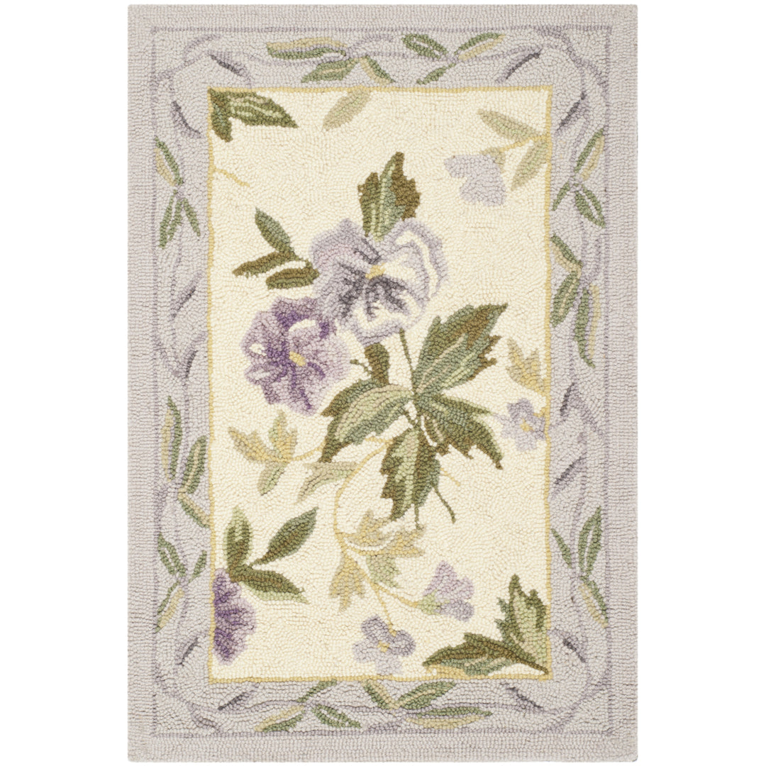 SAFAVIEH Chelsea Collection HK54A Hand-hooked Ivory Rug Image 6