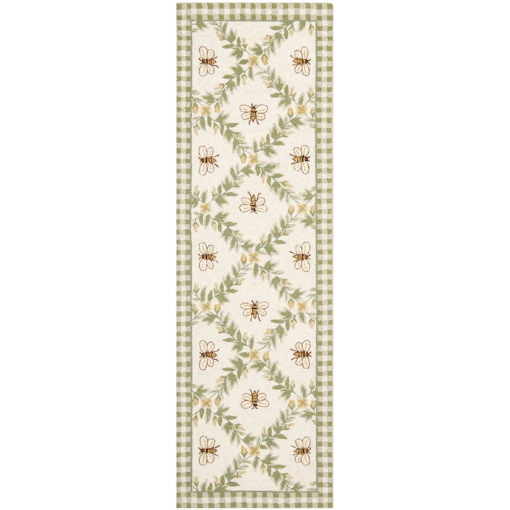 SAFAVIEH HK55A Chelsea Ivory / Green Image 3