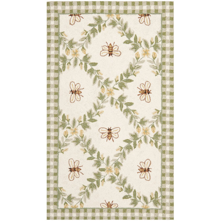 SAFAVIEH HK55A Chelsea Ivory / Green Image 4