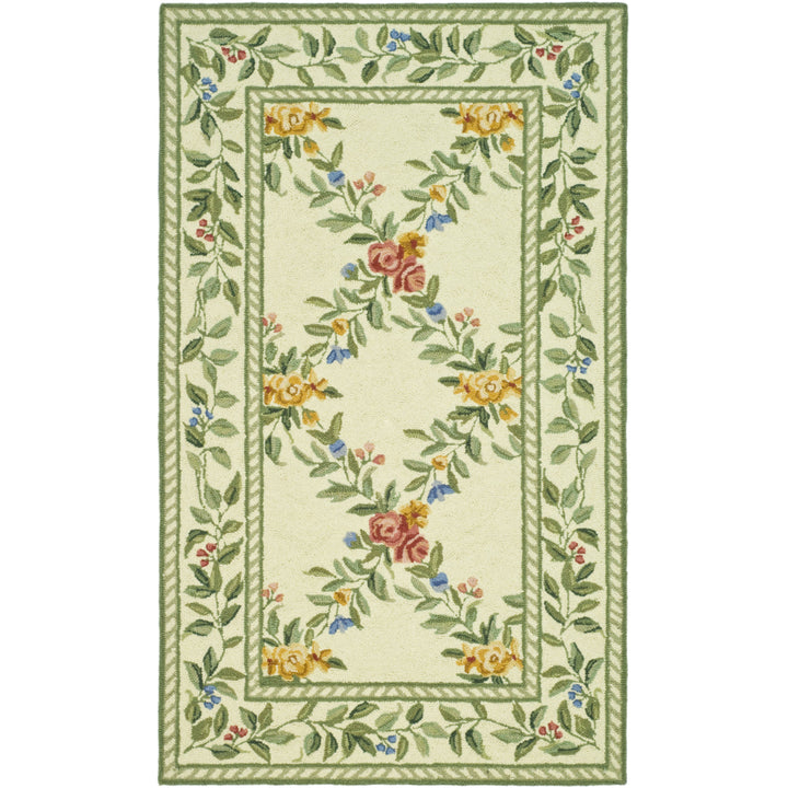 SAFAVIEH Chelsea Collection HK60A Hand-hooked Ivory Rug Image 4