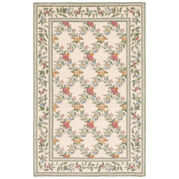 SAFAVIEH Chelsea Collection HK60A Hand-hooked Ivory Rug Image 6