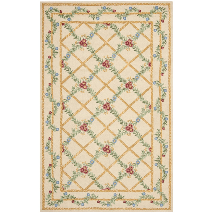 SAFAVIEH Chelsea Collection HK62A Hand-hooked Ivory Rug Image 1