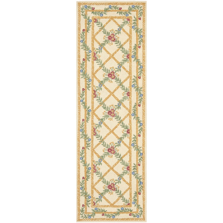 SAFAVIEH Chelsea Collection HK62A Hand-hooked Ivory Rug Image 1