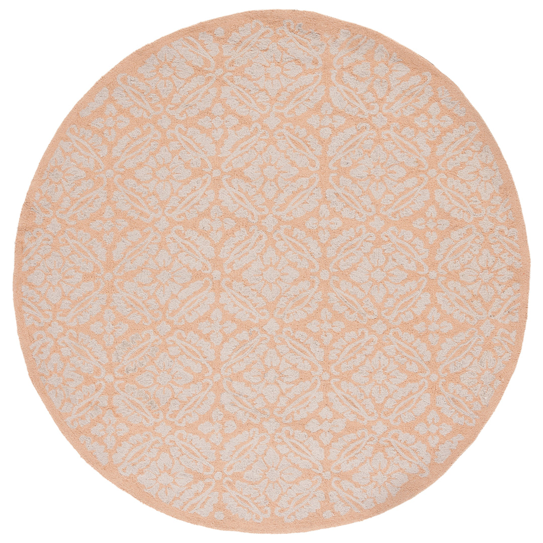 SAFAVIEH Chelsea Collection HK723C Hand-hooked Blush Rug Image 3