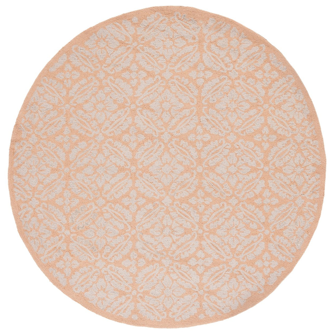 SAFAVIEH Chelsea Collection HK723C Hand-hooked Blush Rug Image 1