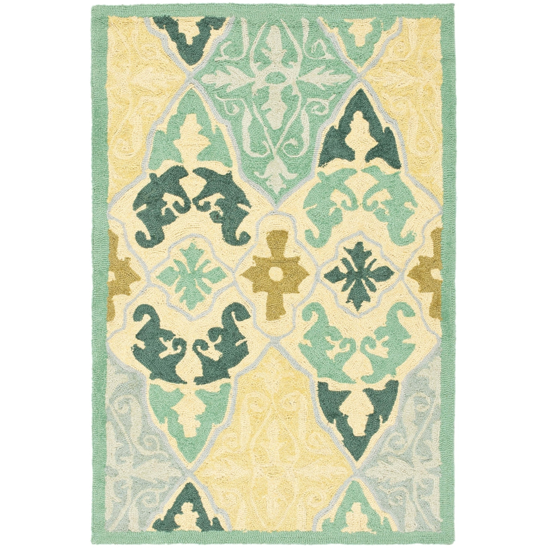 SAFAVIEH Chelsea Collection HK725A Hand-hooked Multi Rug Image 1