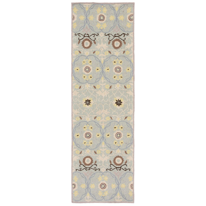 SAFAVIEH Chelsea HK727C Light Blue / Ivory Rug Image 5