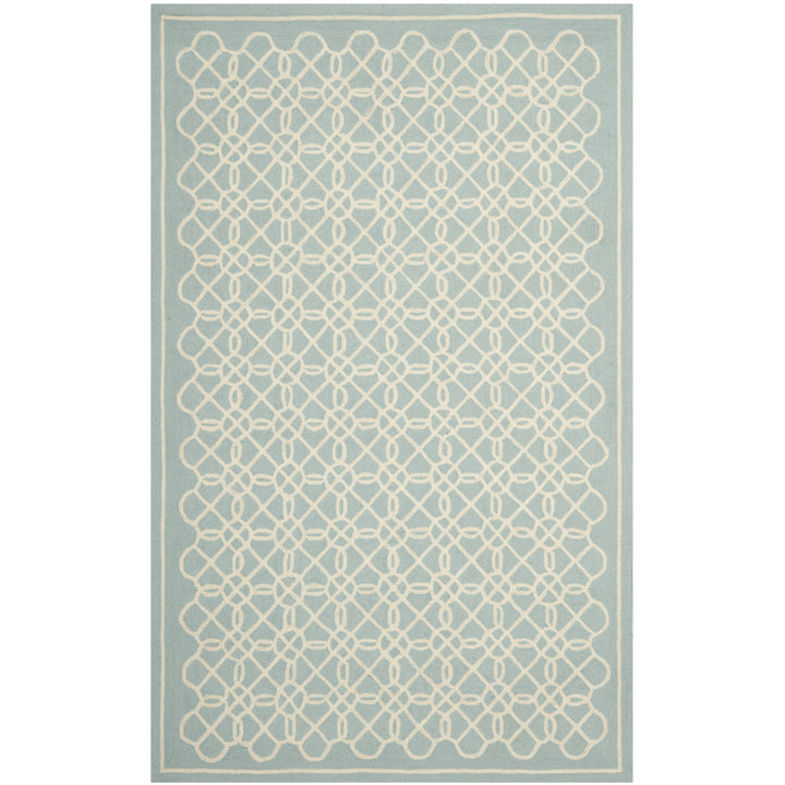 SAFAVIEH Chelsea HK739B Hand-hooked Blue / Ivory Rug Image 1