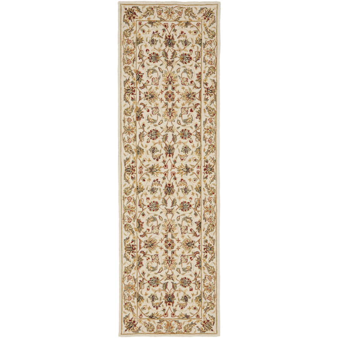 SAFAVIEH Chelsea HK78C Hand-hooked Ivory / Ivory Rug Image 1