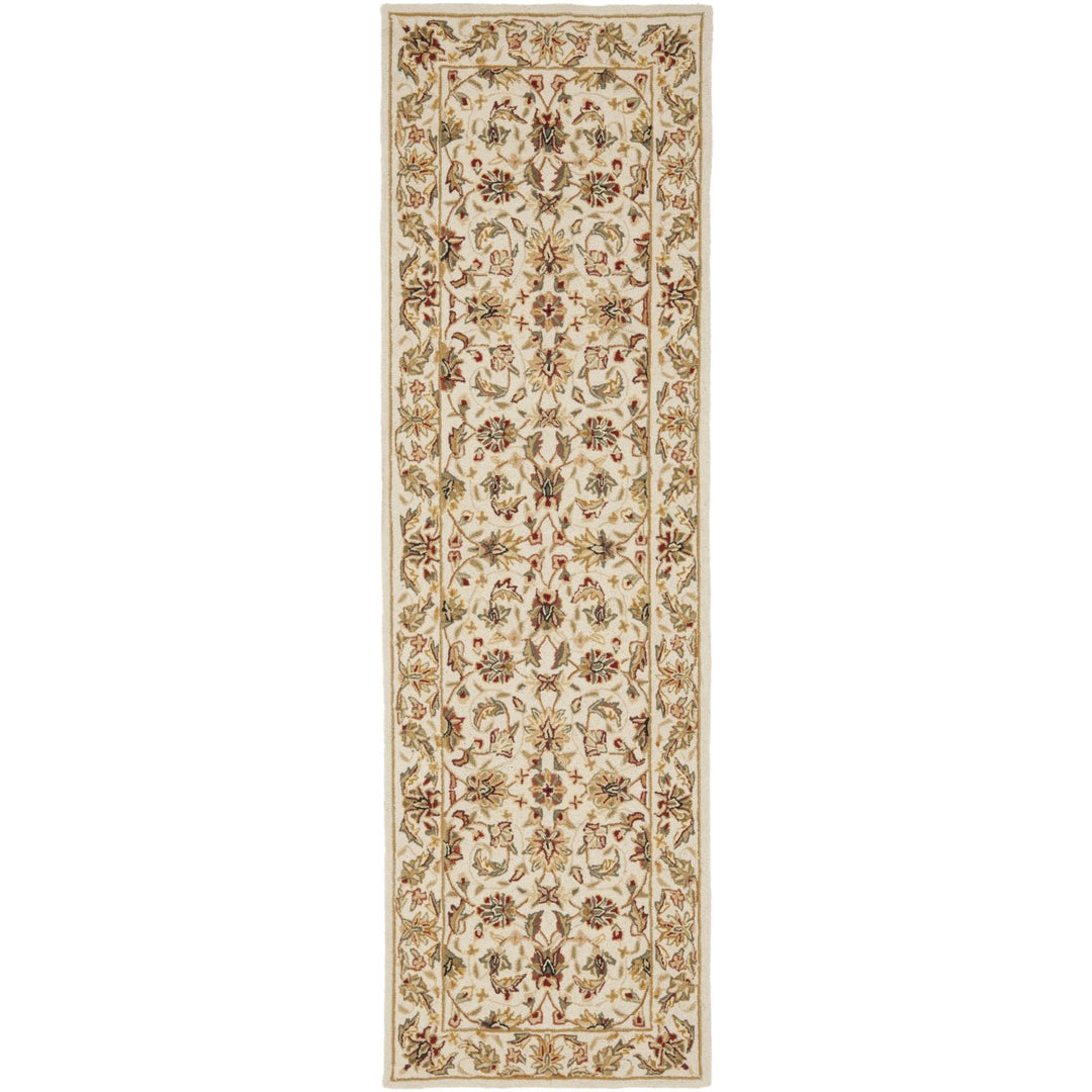 SAFAVIEH Chelsea HK78C Hand-hooked Ivory / Ivory Rug Image 1