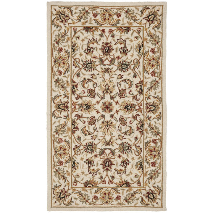 SAFAVIEH Chelsea HK78C Hand-hooked Ivory / Ivory Rug Image 1