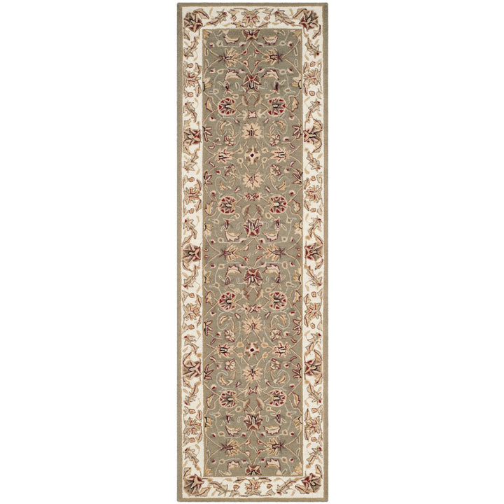 SAFAVIEH Chelsea HK78D Hand-hooked Taupe / Ivory Rug Image 1