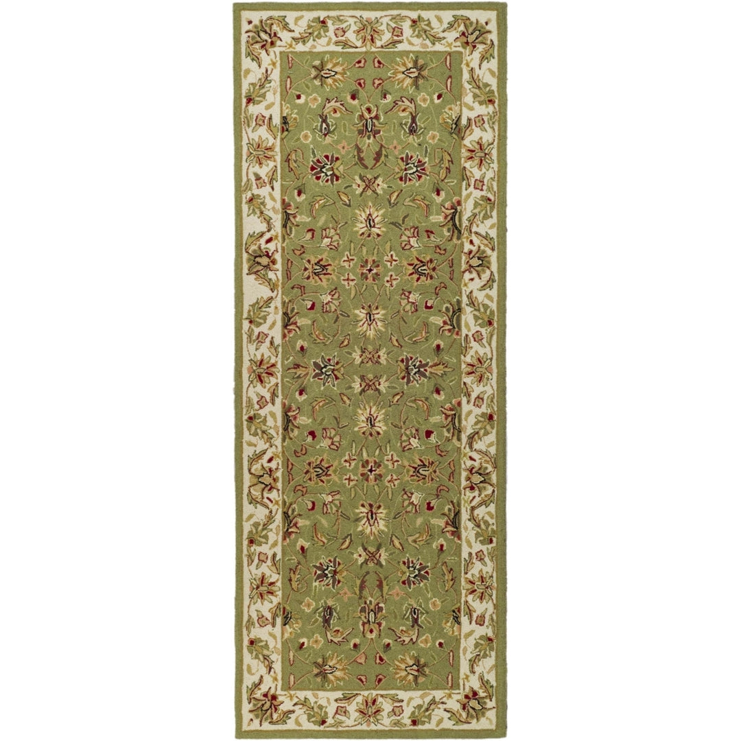 SAFAVIEH Chelsea HK78D Hand-hooked Taupe / Ivory Rug Image 9