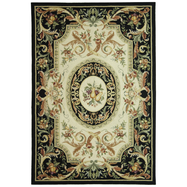 SAFAVIEH Chelsea Collection HK80A Hand-hooked Black Rug Image 5