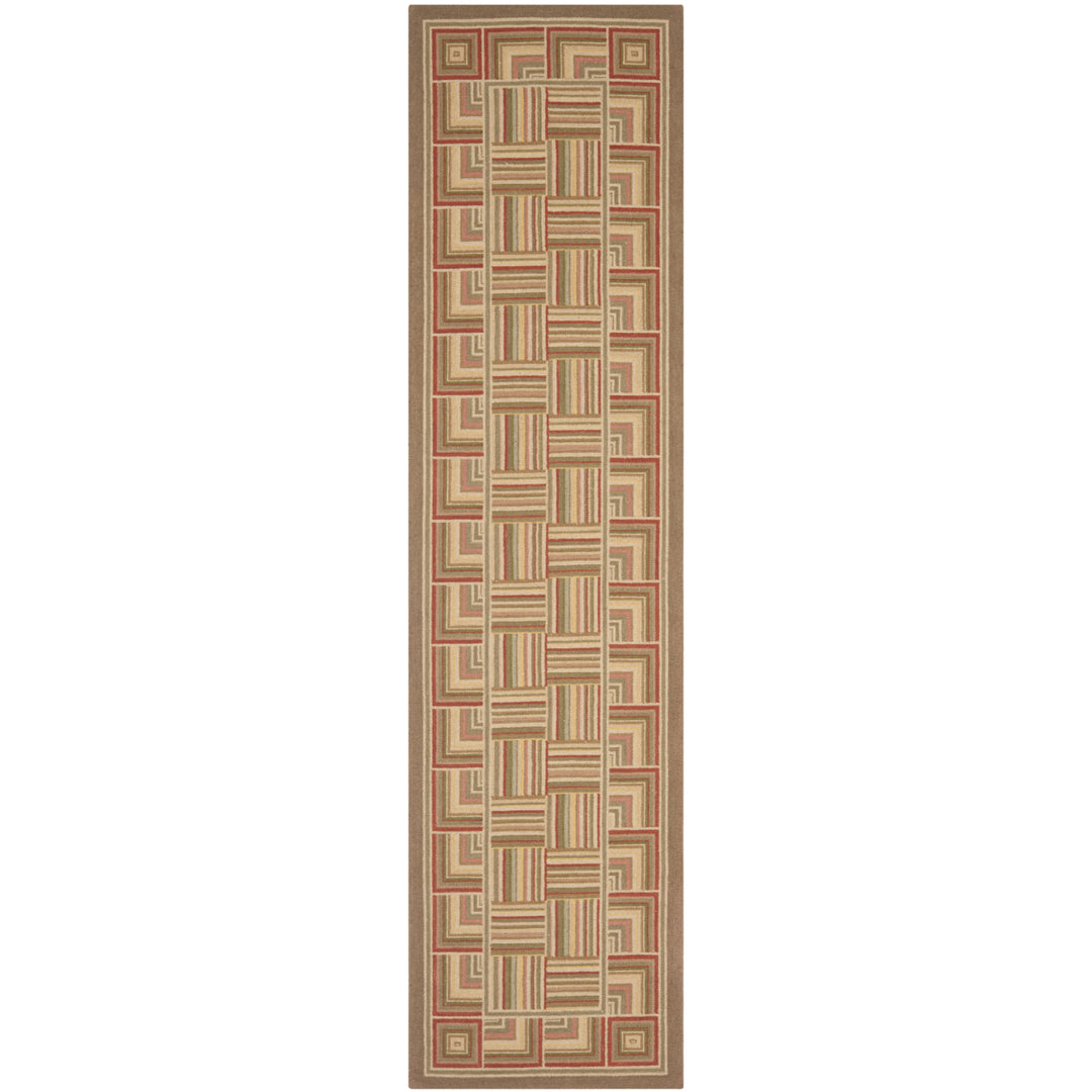 SAFAVIEH Chelsea Collection HK8A Hand-hooked Beige Rug Image 2