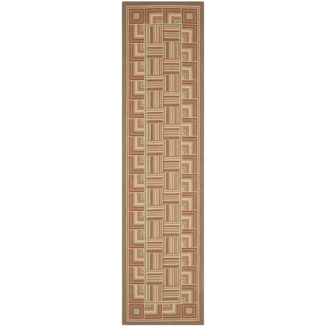 SAFAVIEH Chelsea Collection HK8A Hand-hooked Beige Rug Image 1