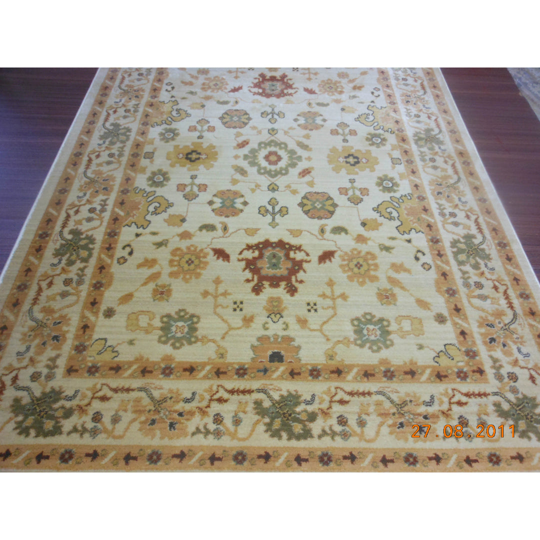 SAFAVIEH Heirloom Collection HLM1738-1111 Creme/Creme Rug Image 1