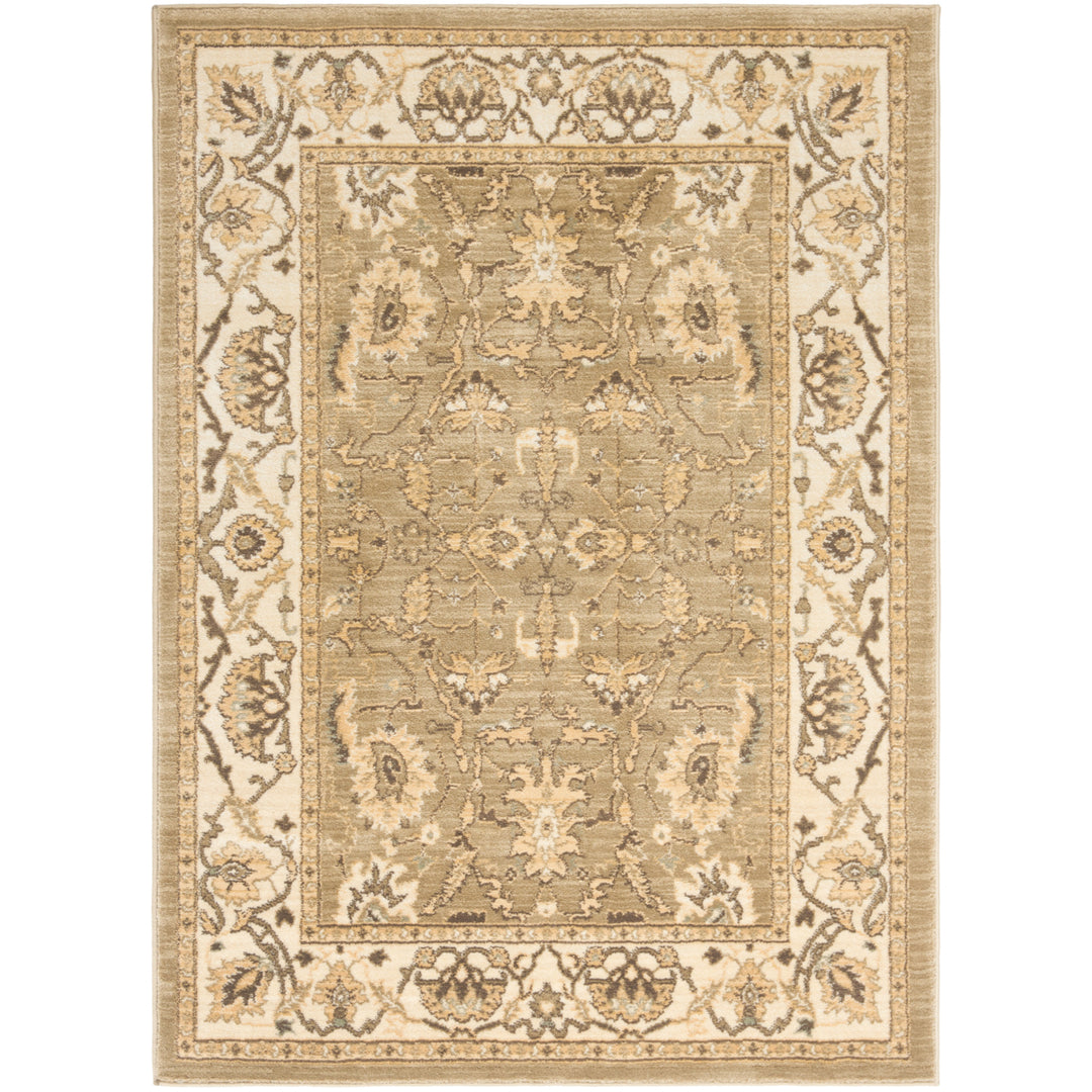 SAFAVIEH Heirloom Collection HLM1666-5211 Green/Creme Rug Image 4