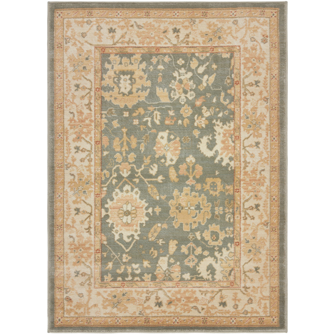 SAFAVIEH Heirloom Collection HLM1738-6511 Blue / Creme Rug Image 5