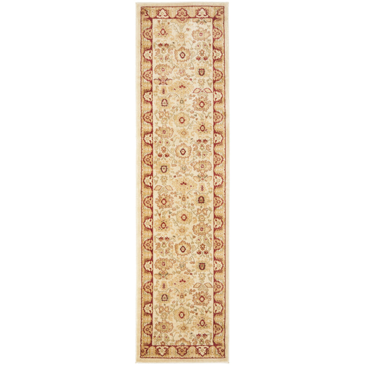 SAFAVIEH Heirloom Collection HLM1741-1140 Creme / Red Rug Image 2