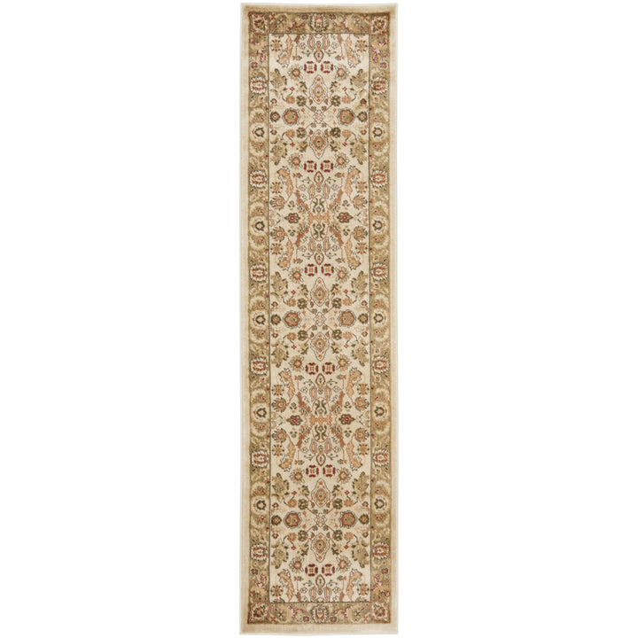 SAFAVIEH Heirloom Collection HLM1740-1152 Cream/Green Rug Image 3