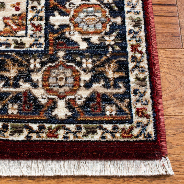 SAFAVIEH Herat Collection HRT301Q Red / Ivory Rug Image 7