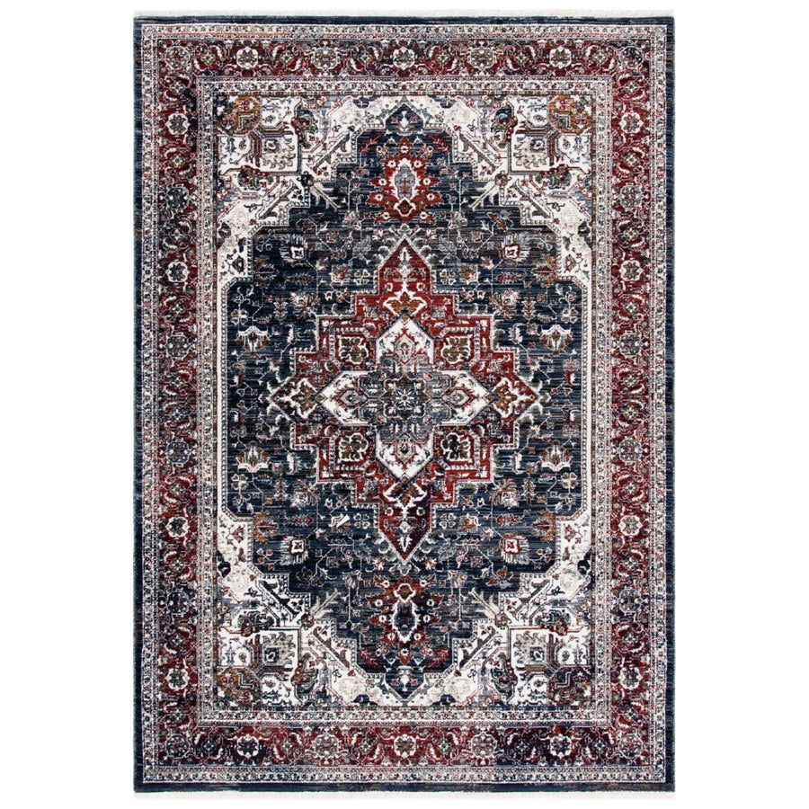 SAFAVIEH Herat Collection HRT321N Navy / Red Rug Image 1