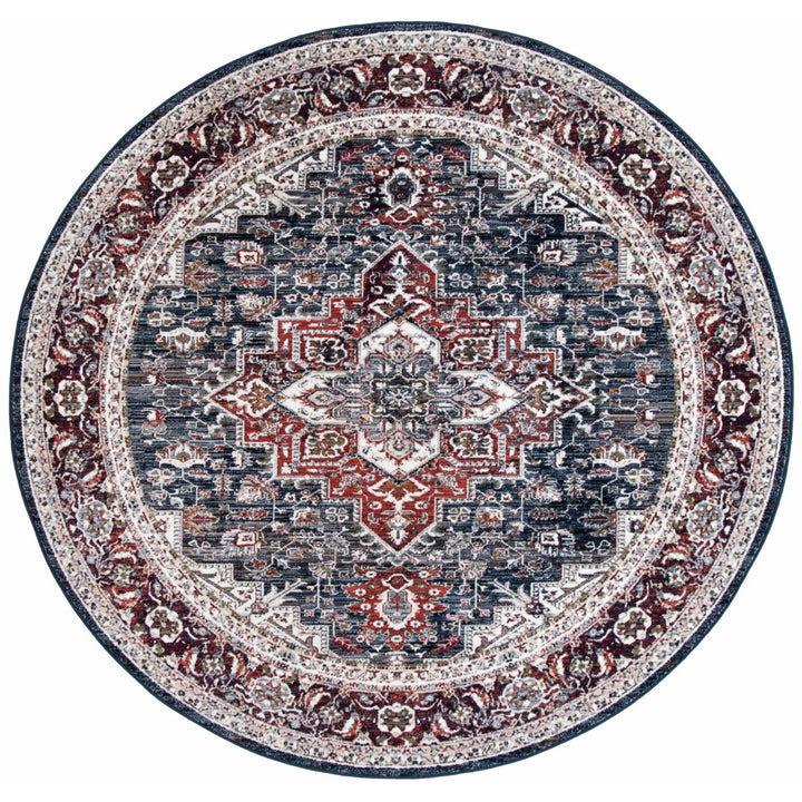 SAFAVIEH Herat Collection HRT321N Navy / Red Rug Image 1