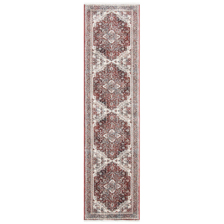 SAFAVIEH Herat Collection HRT321Q Red / Ivory Rug Image 5