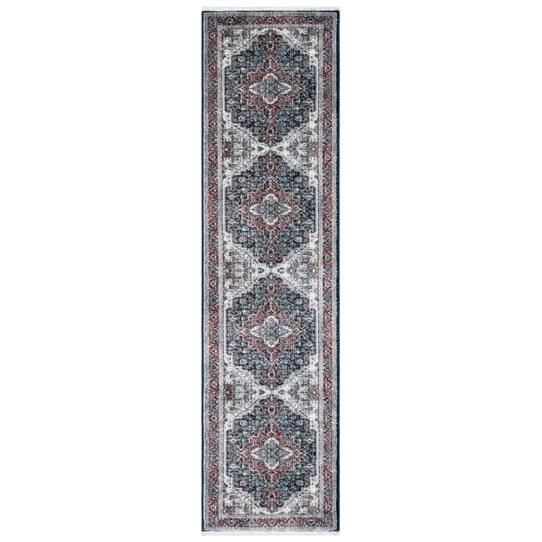 SAFAVIEH Herat Collection HRT321N Navy / Red Rug Image 5