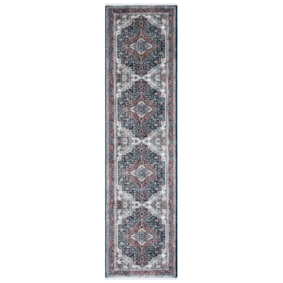 SAFAVIEH Herat Collection HRT321N Navy / Red Rug Image 1